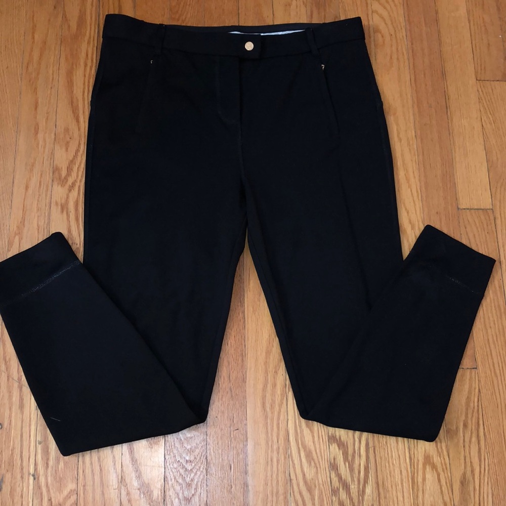 Tory Burch High-Waisted Cropped Legging Pants